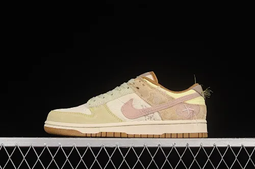 All categories Nk SB Dunk series Nk SB Dunk Low low-top sneakers Nk Dunk Low "Bright Side" corduroy Dunk series low-top casual sports skateboard shoes DQ5076-121